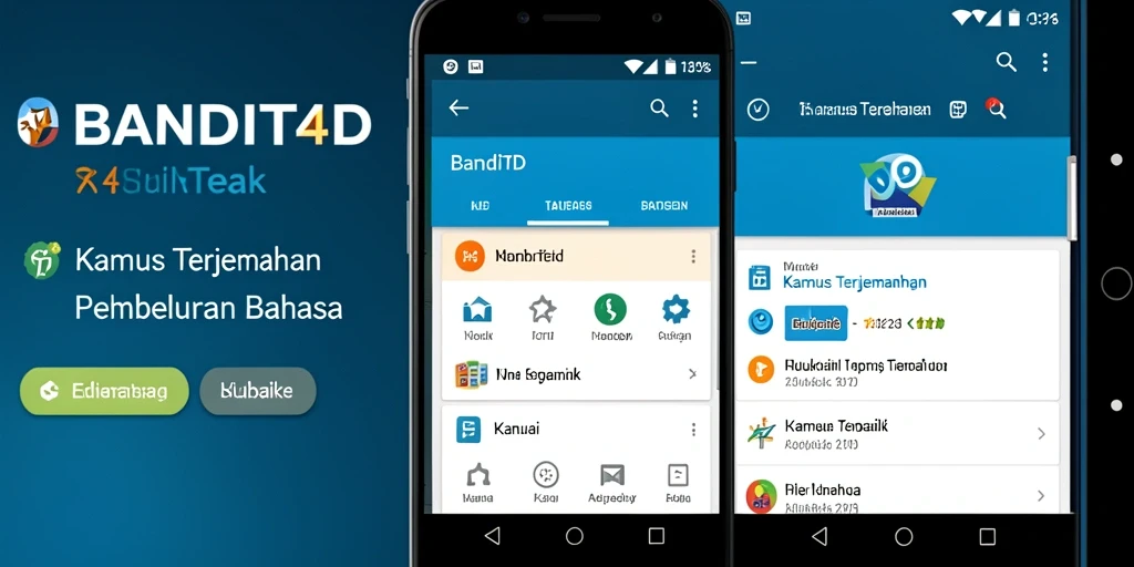Tampilan antarmuka BANDIT4D yang sederhana dan intuitif.