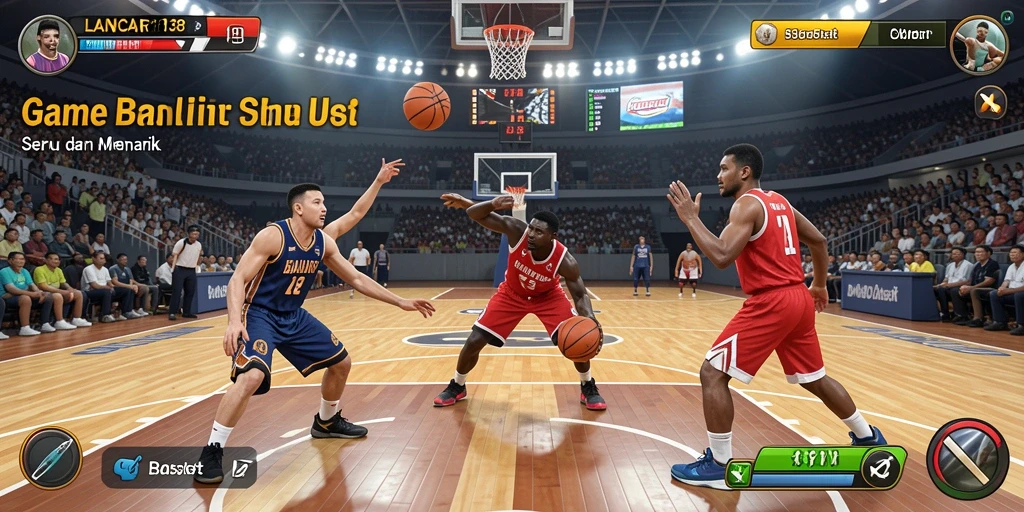 Tampilan antarmuka LANCAR138 yang memukau dalam permainan Basket