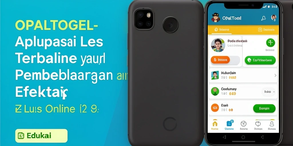 Antarmuka aplikasi Les Online OPALTOGEL yang user-friendly dan interaktif.