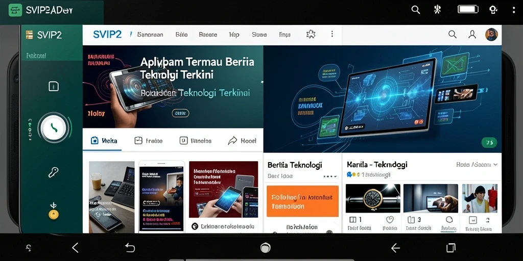 Tampilan antarmuka SVIP2 yang modern dan informatif.