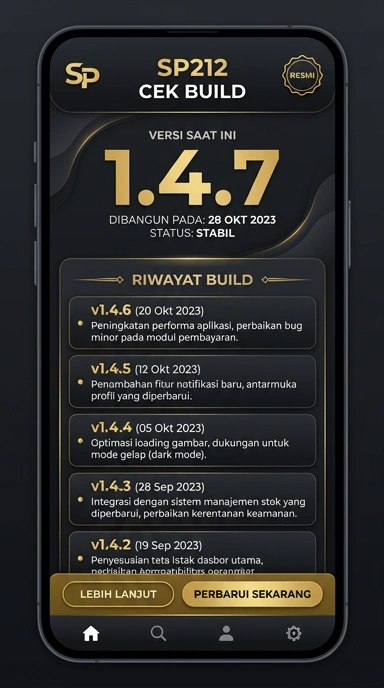 Riwayat Versi Aplikasi sp212 untuk Android
